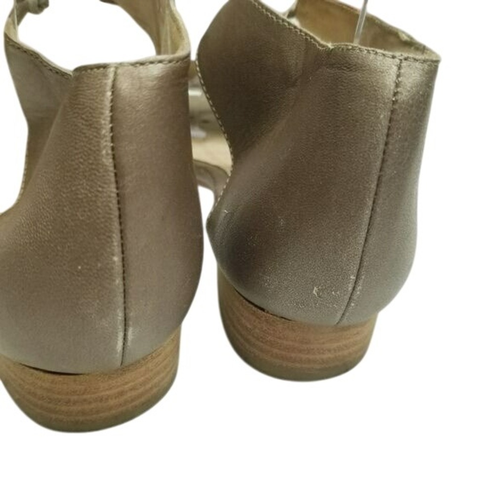 Eileen Fisher Bronze Metallic Leather Lace Up Gladiator Sandals Size 8‎ - Picture 11 of 15